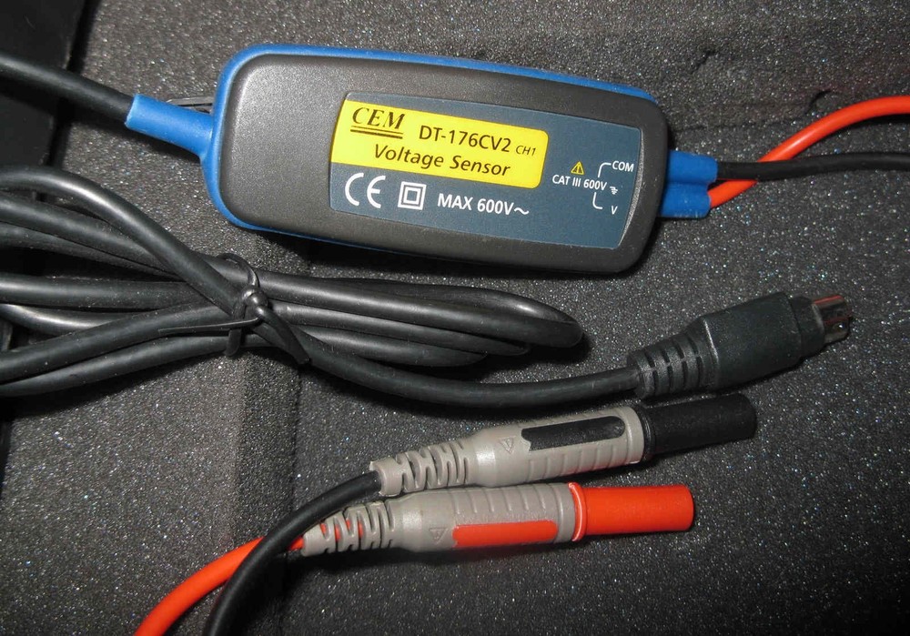USB Data Logger Dual Channel Input True RMS AC Voltage Current Record 256K Value