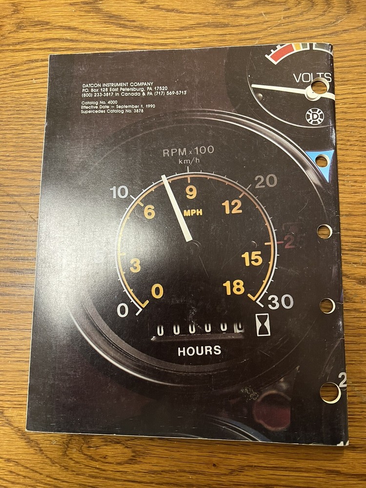 Datcon instrument company 1990 catalog no.4000