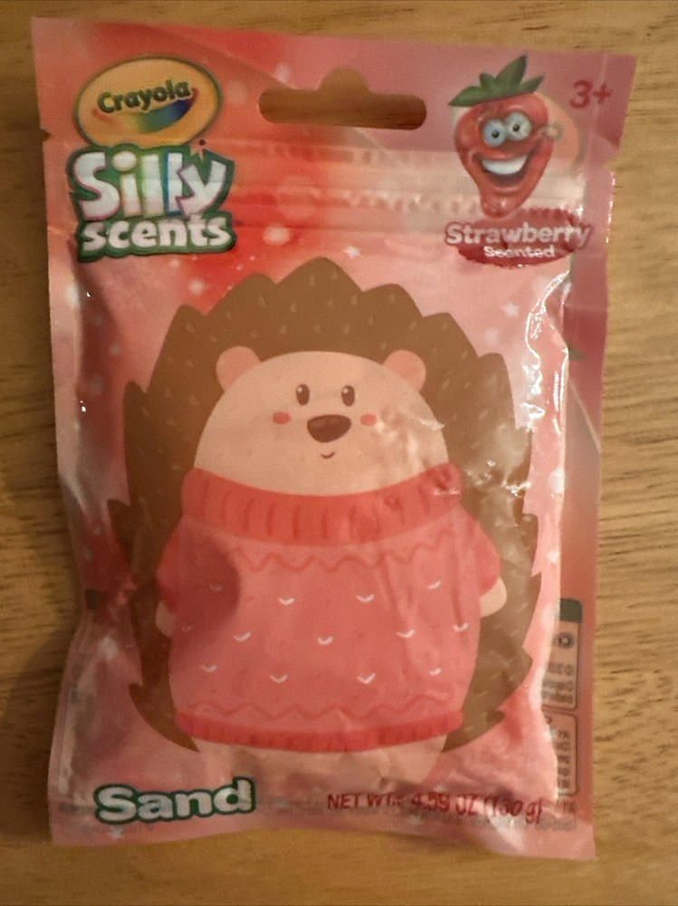 Crayola Silly Scents Sand, 4 Pack 2 - Strawberry And 2- Grape. 3+