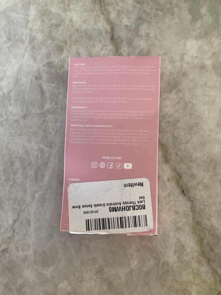 Lash Therapy Australia Growth Serum Brow Gel