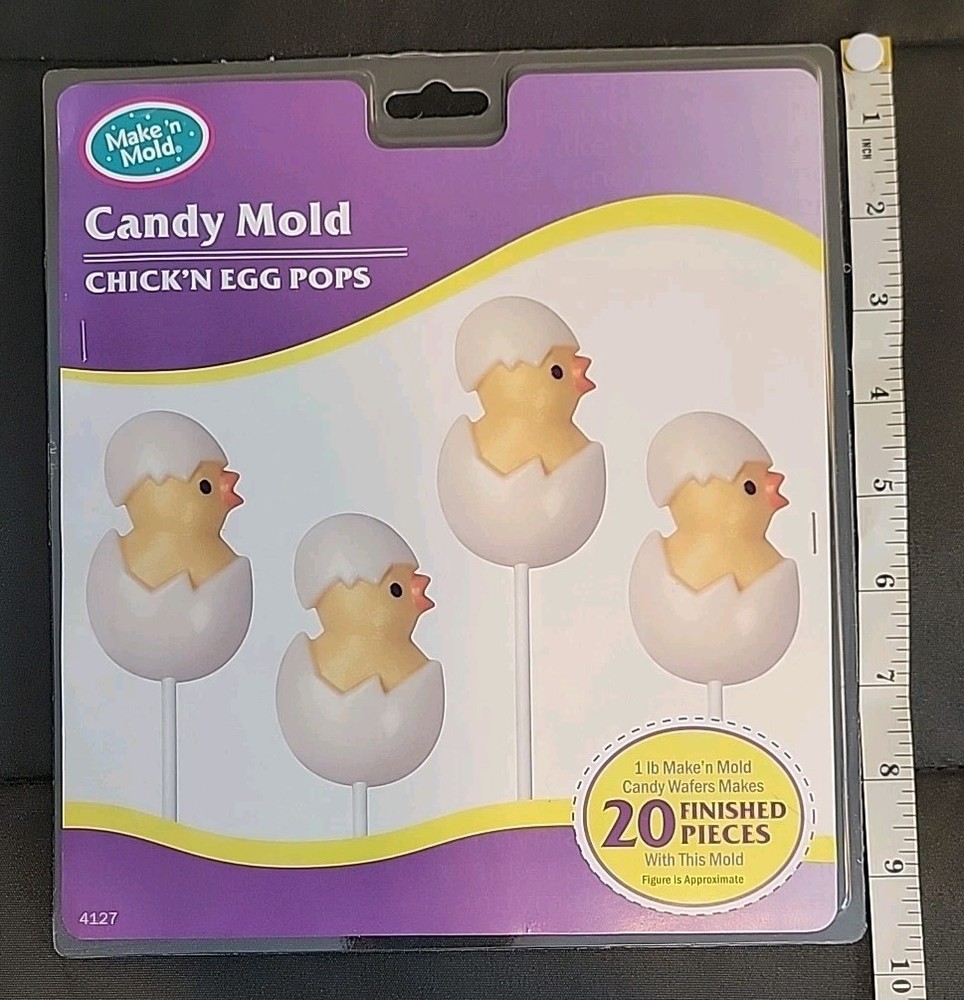 Make N Mold Easter Hatching Chick N Egg Pops Lollipop  Chocolate Candy Mold