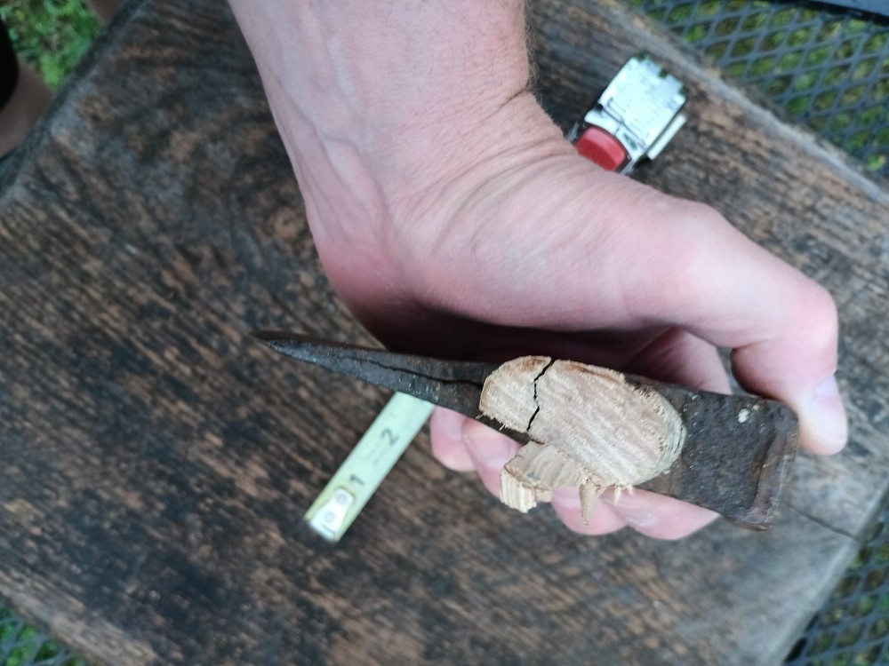 Antique Hatchet Head 1 Lb 11 Oz