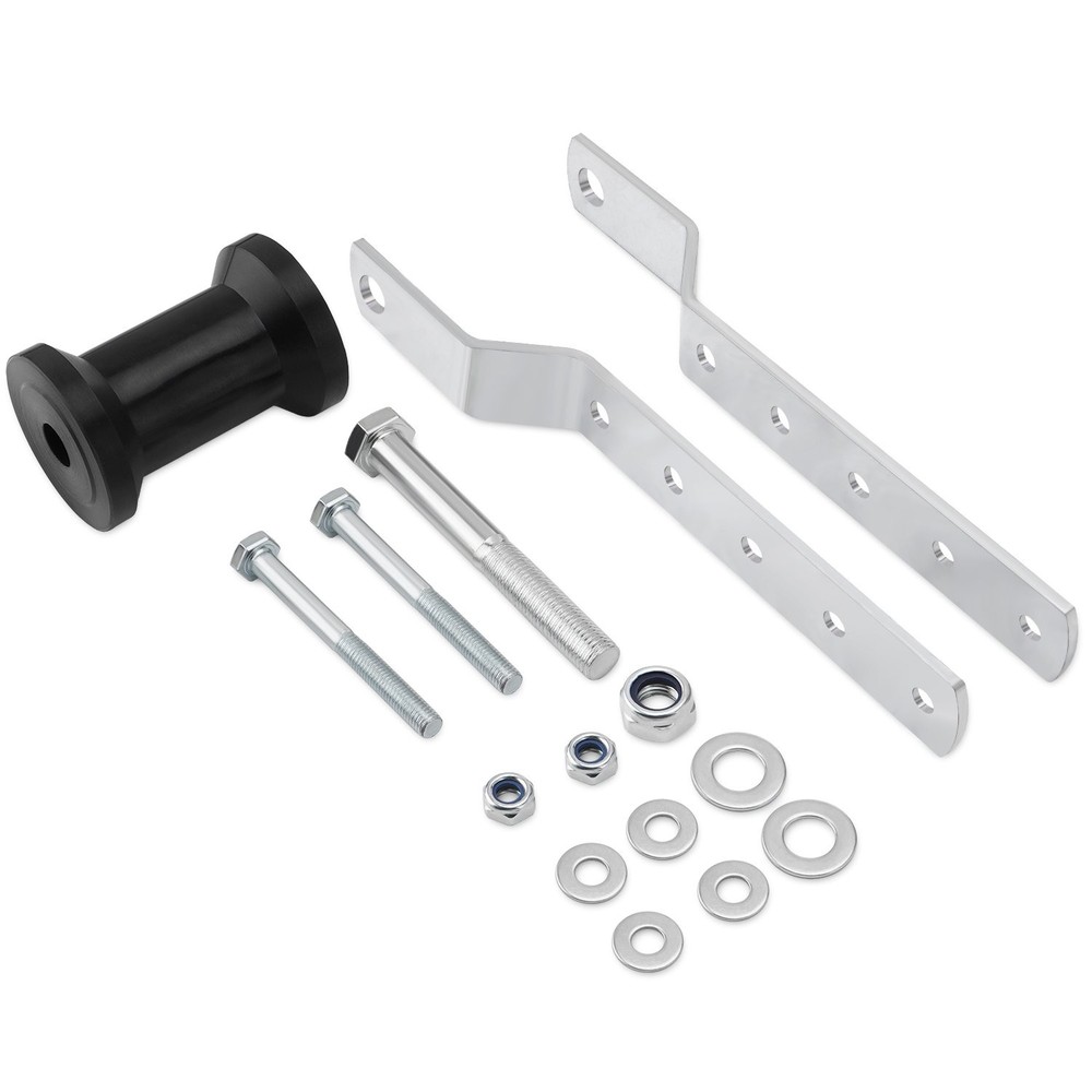 5" Adjustable Rubber Keel Roller with Panel Bracket Assembly for 3" Tongue New