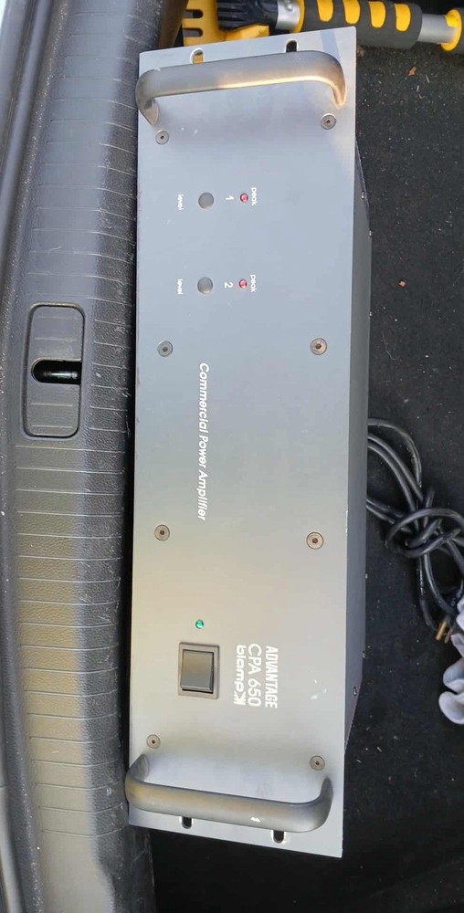 Biamp Advantage CPA 650 Power Amplifier Rack Mountable Bridgeable 325W/4Ω