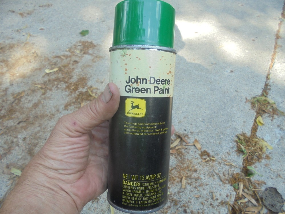Vintage John Deere Green Spray Paint Can