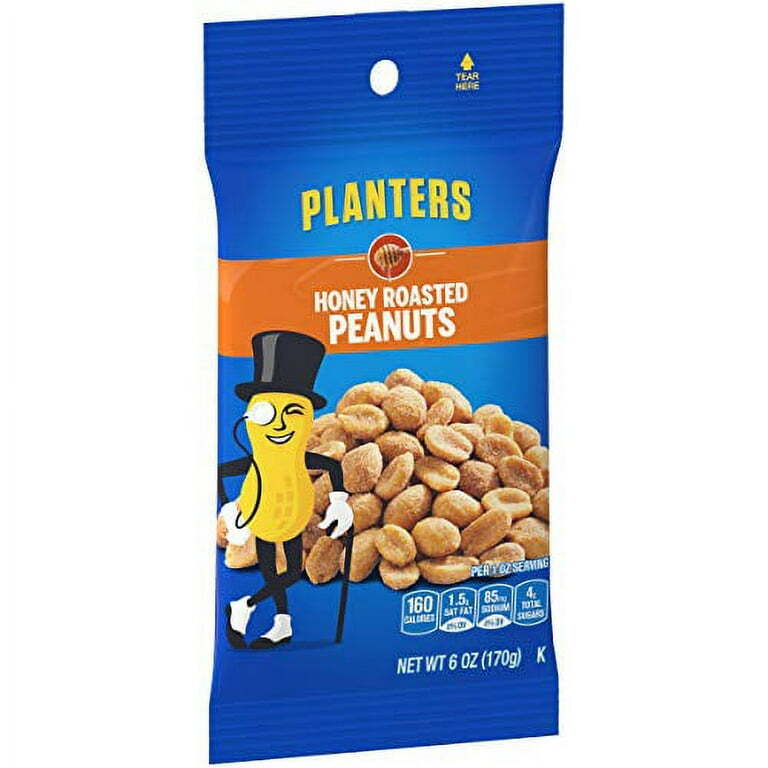 Planters Peanuts Honey Roasted, 6-Ounce