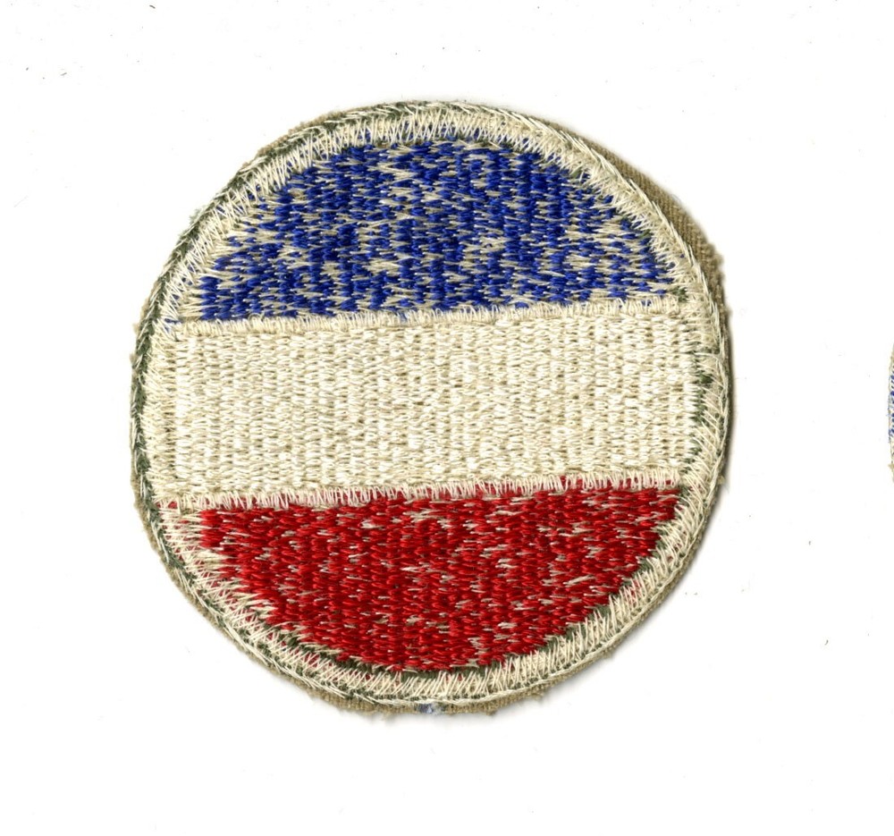 Army Ground Forces White Back Patch WWII Original