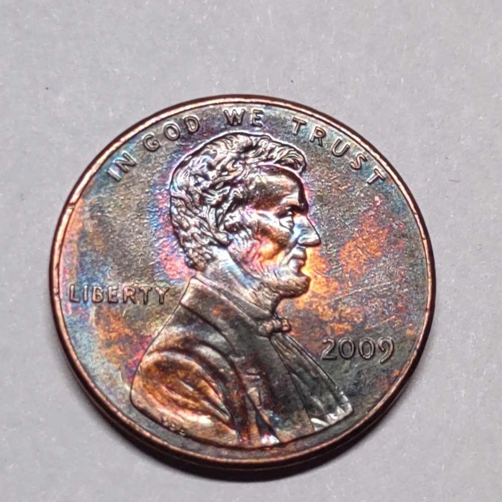 2009P Lincoln Bicentennial Small Cent Formative Years Toned Circulated