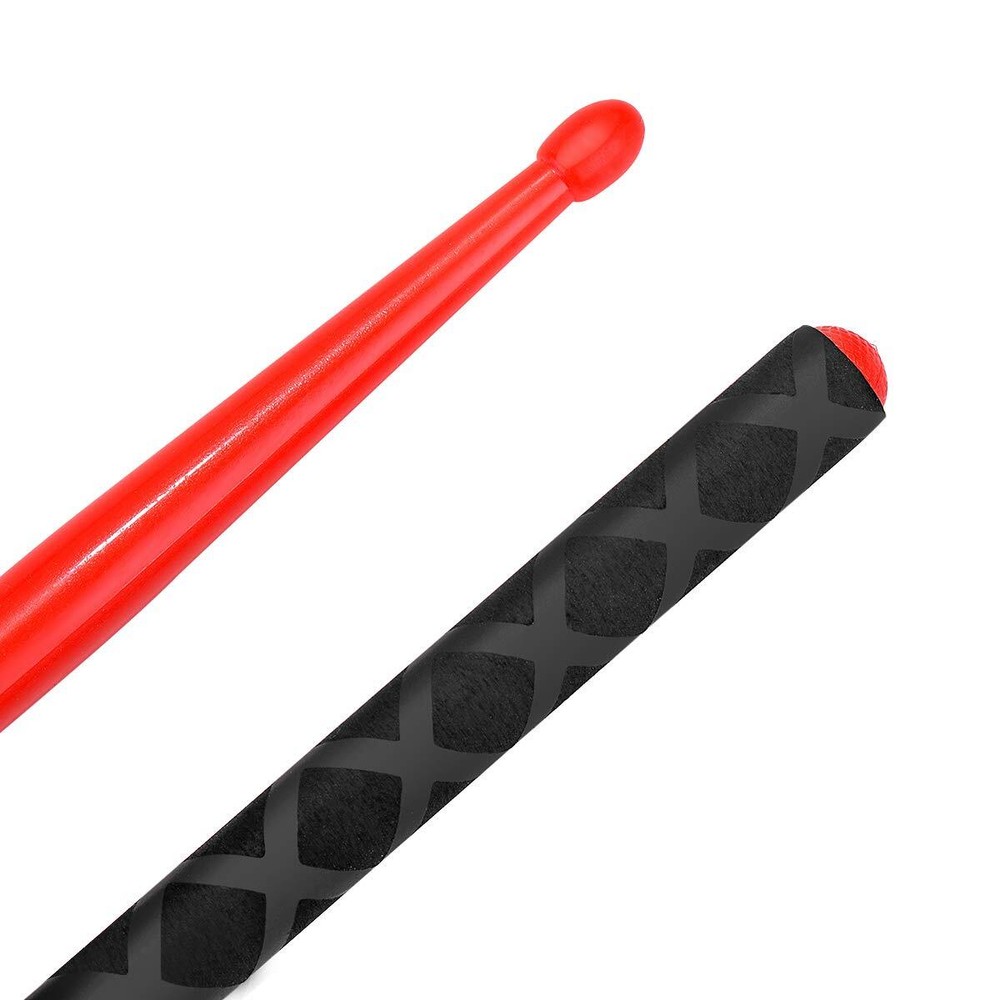 5A Nylon Drumsticks, Light & Durable with Anti-Slip Handle