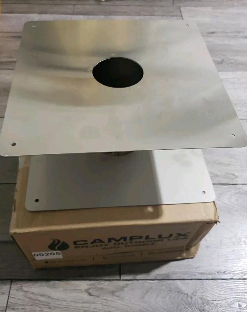 CAMPLUX 2.36'' Stainless Steel Wall Thimble for Indoor Gas Water Heater WT236