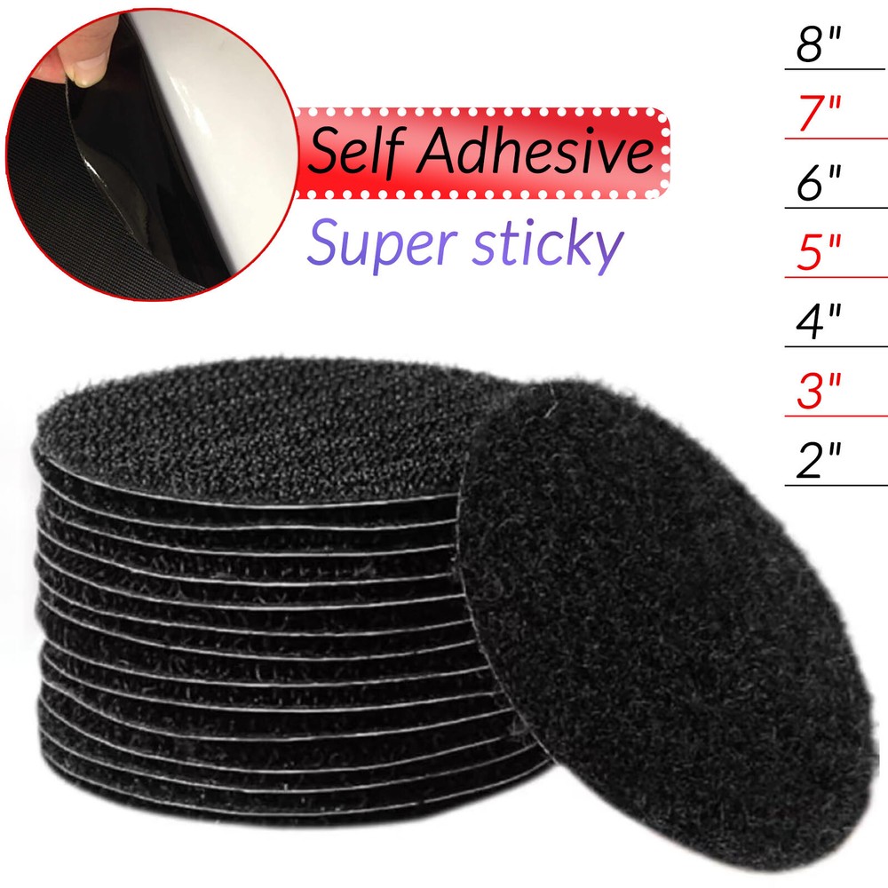 Loop Adaptor for Sanding Discs 2" -8 inch Conversion Pad Self Adhesive to Hook