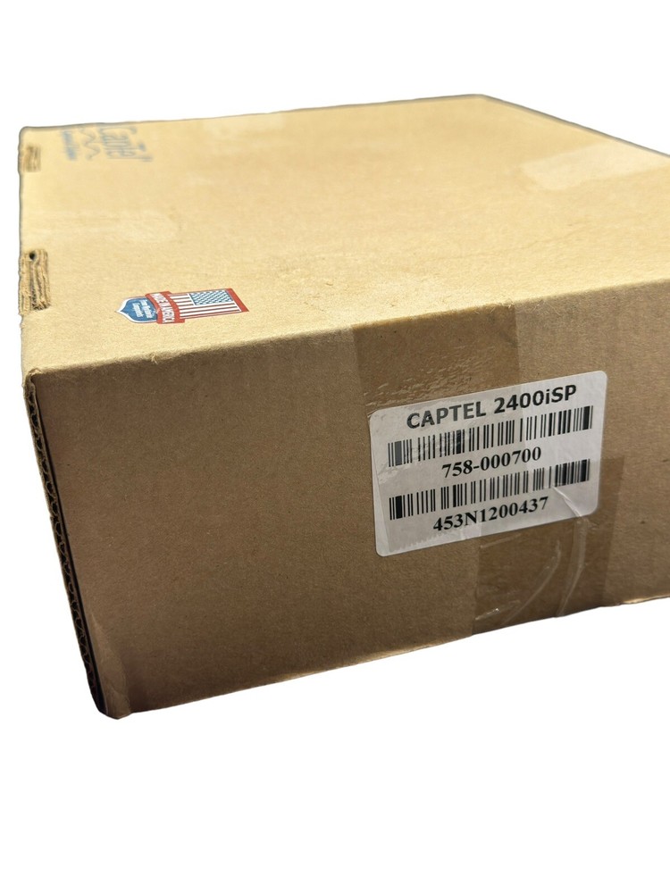 CapTell 2400isp Touch Screen Caption Telephone Ultratec CapTel OPEN BOX