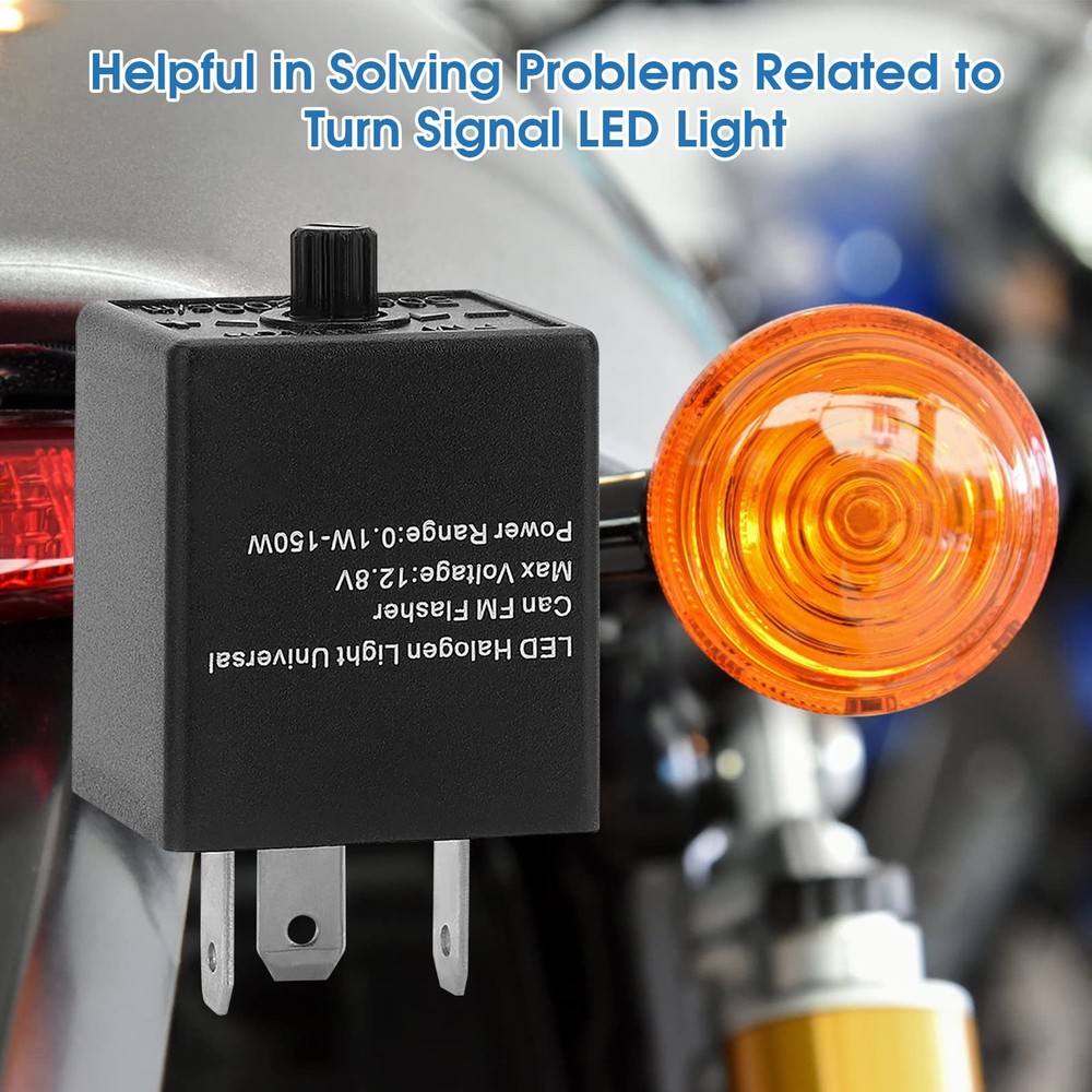 Flasher Relay, 3 Pin Adjustable LED popular