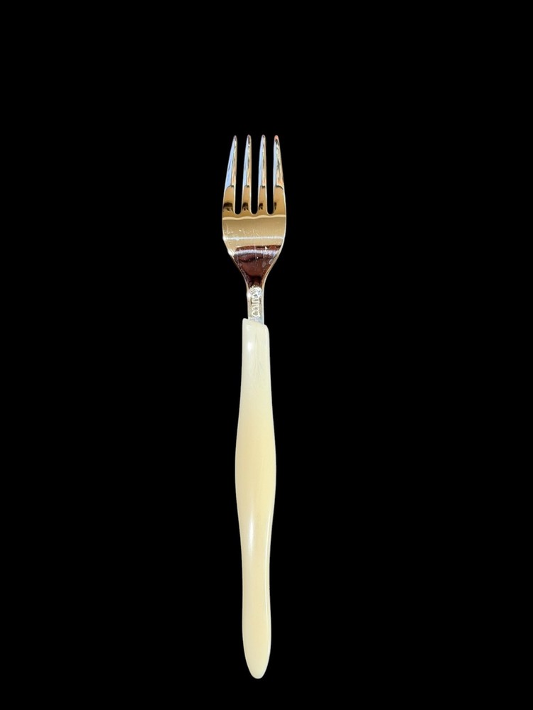 Cutco Dessert / salad fork pearl white handle silverware new