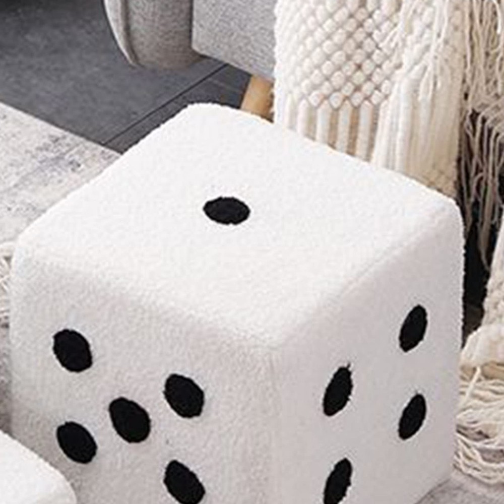 Pouf Ottoman, Comfortable Cube Pouffe Foot Stool, Sturdy Base Cube Stool for ...
