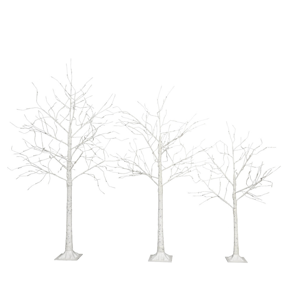 Artificial Tree w/ LED Lights Christmas Tree for ​Decoration Inside and Outside