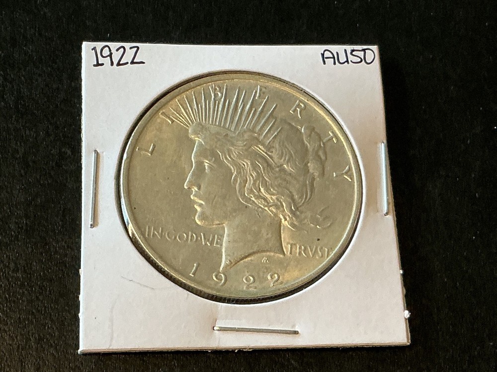 🟢🟡🔴 FANTASTIC 1922 $1 U.S. SILVER PEACE DOLLAR