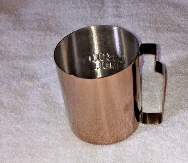 Absolut Vodka - "Absolut Mule" - Copper Clad Barware Mule Mug NEW