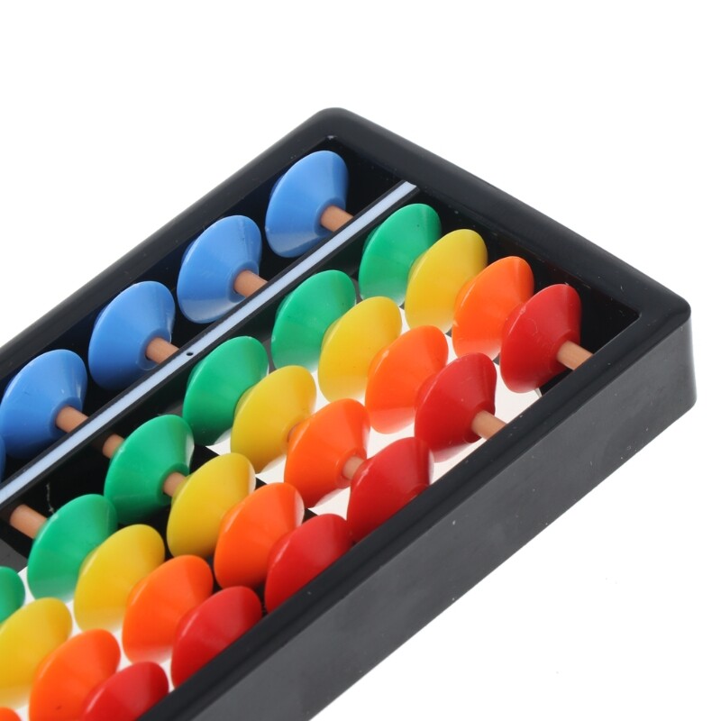 Traditional Math Teaching Abacus Learning Toy Puzzle Education Props for Kids
