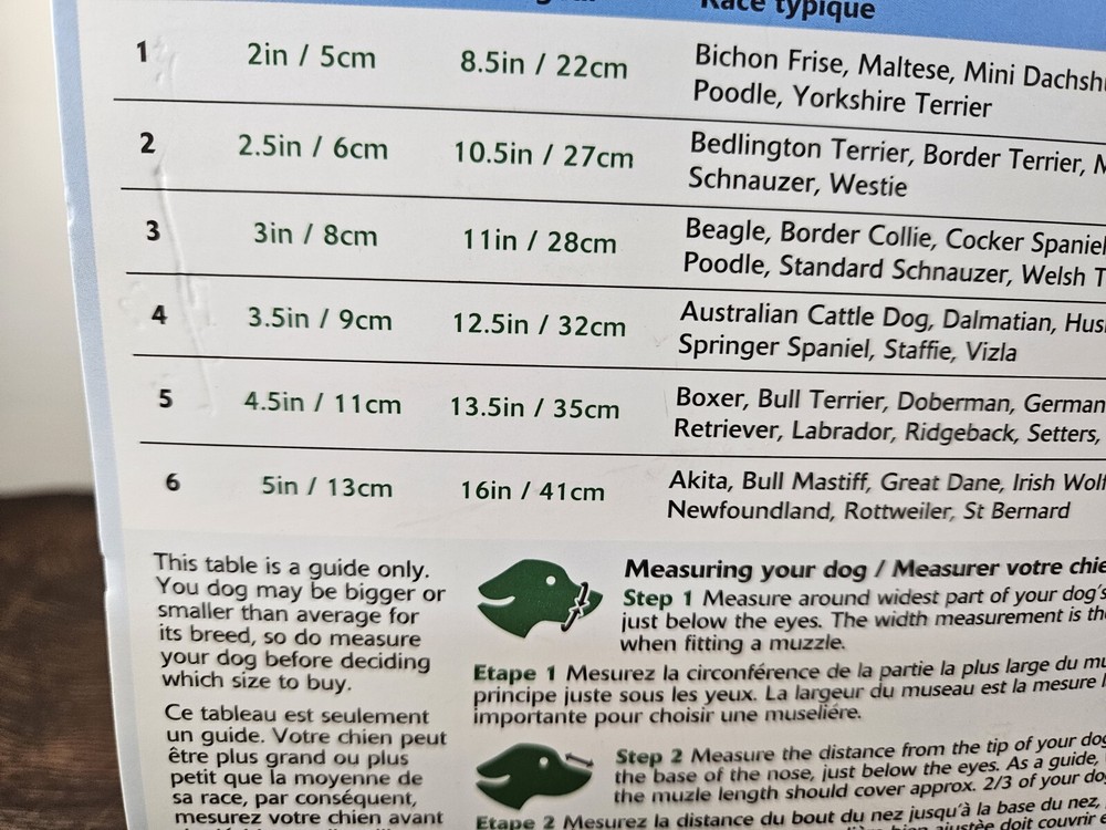 For LARGE Dogs ~ Baskerville Ultra Muzzle for Dogs, Size 5 ~ Open Box