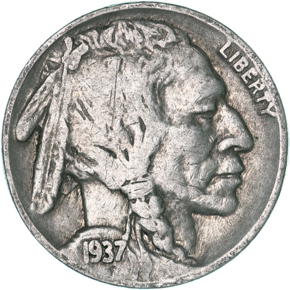 1937 D Buffalo Nickel Fine FN