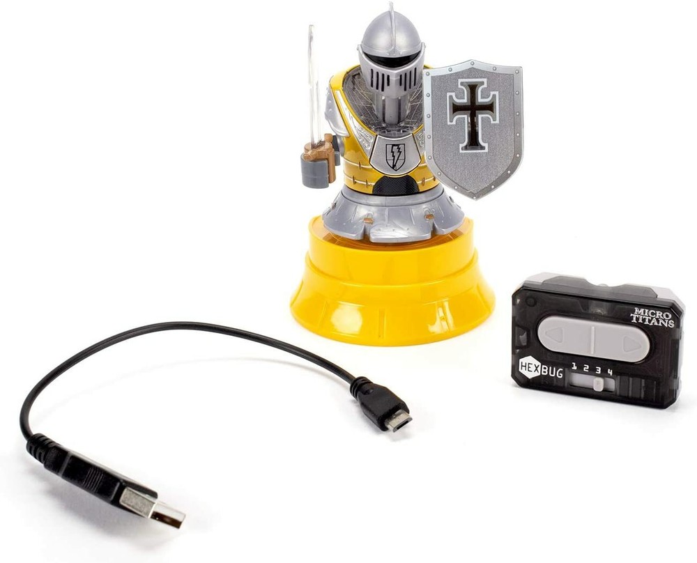 HEXBUG Micro Titans Knight Single, Toys for Kids, Remote Controlled Robot Battle