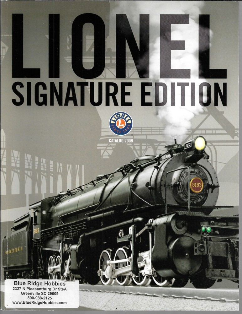 Original, LIONEL SIGNATURE EDITION Catalog 2009