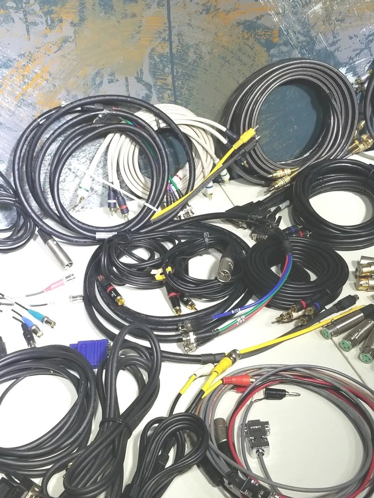 Lot of Professional Audio Cables