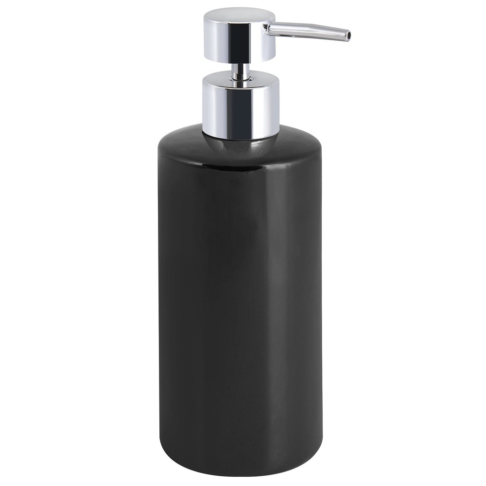 Ceramic Lotion Dispenser Pump Basic Matte Black for Cosmetic Containers