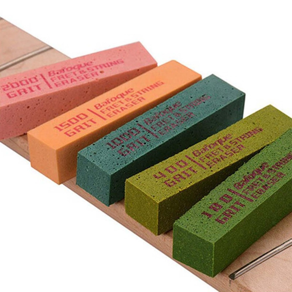 5x Baroque Fret Erasers Luthier Tools Frets Polish Tools Kits
