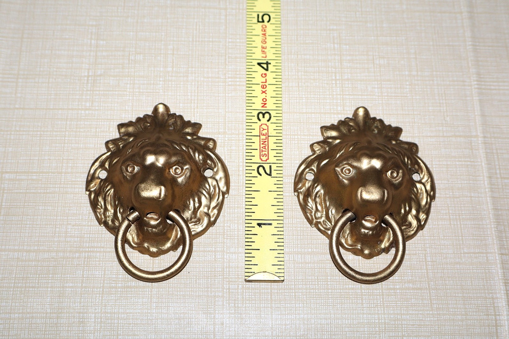 Seth Thomas Clock Lion Heads