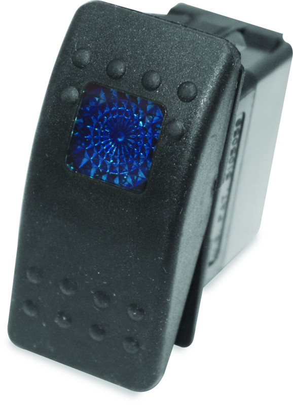 DragonFire Racing Lighted Switch On/Off Rocker Switch Blue For Lite