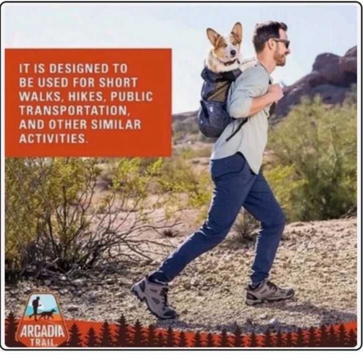 Arcadia Trail Medium-Size Backpack Dog Carrier