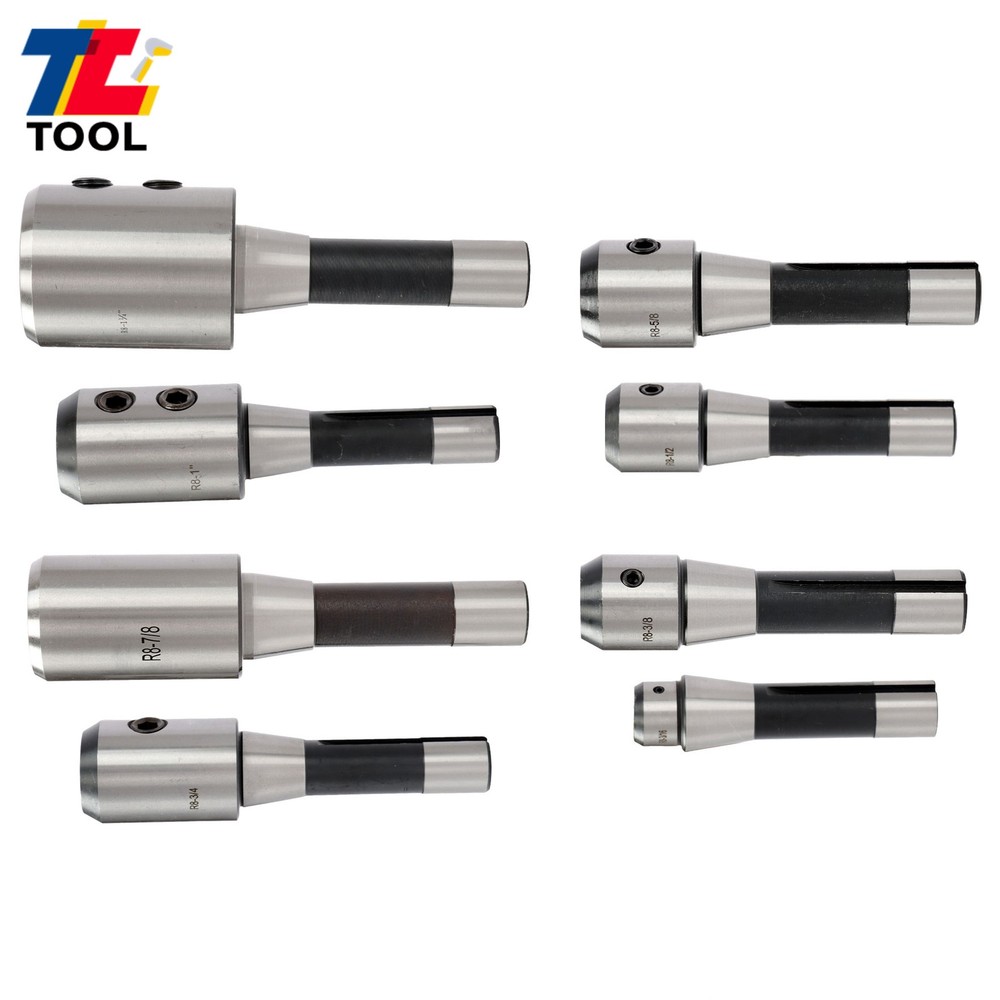 Precision End Mill Tool Holder R8 8 Pack Set for Milling Machine 202-5310
