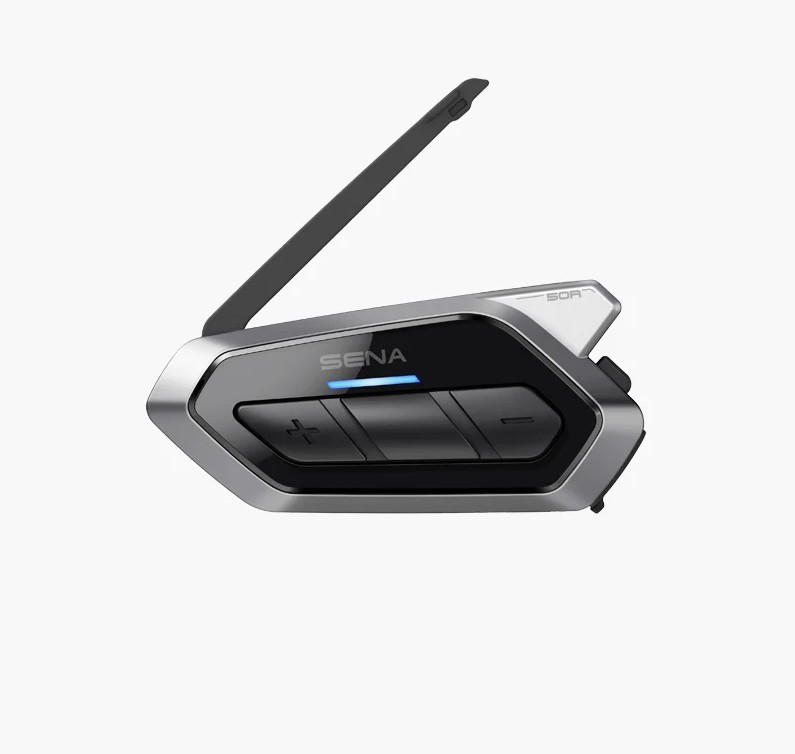 Sena 50R HD Motorcycle Bluetooth Communication System Mesh Intercom Full Set
