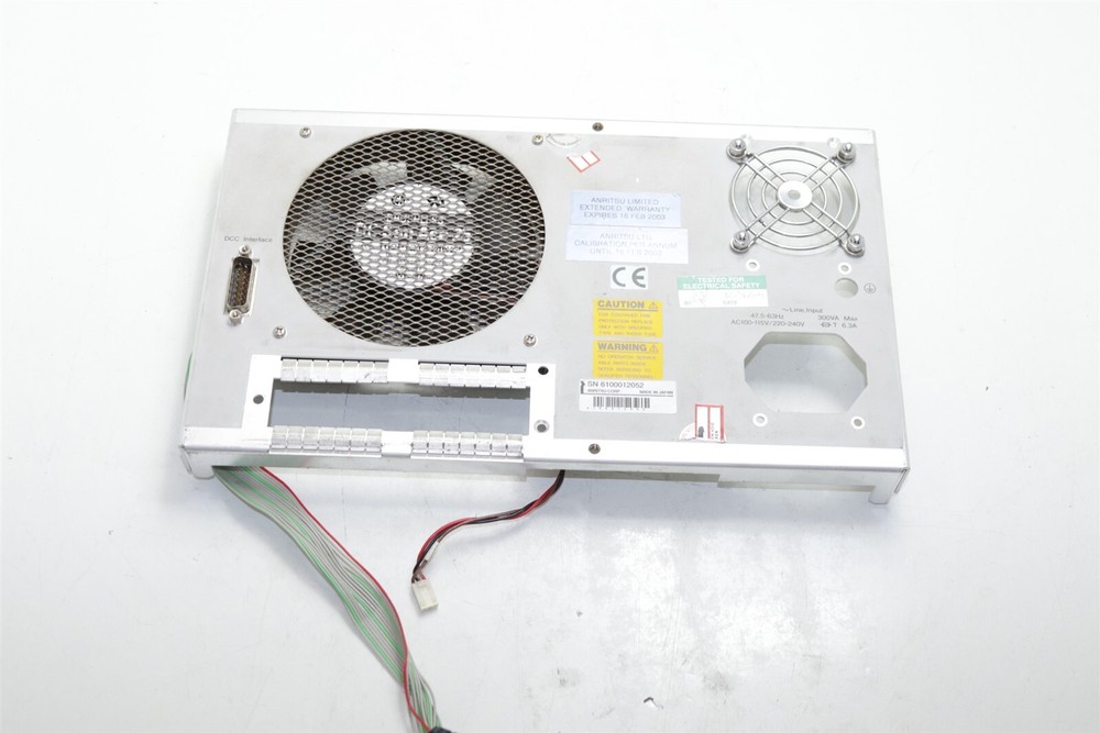 Anritsu MP1556B SDR/PDH/ATM Analyzer Back Panel