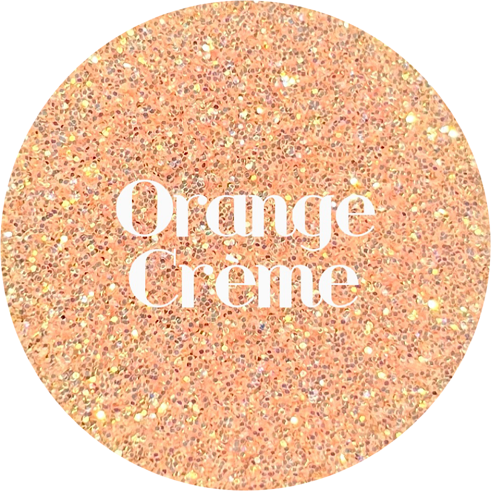 Premium Polyester Glitter - Orange Peach Iridescent