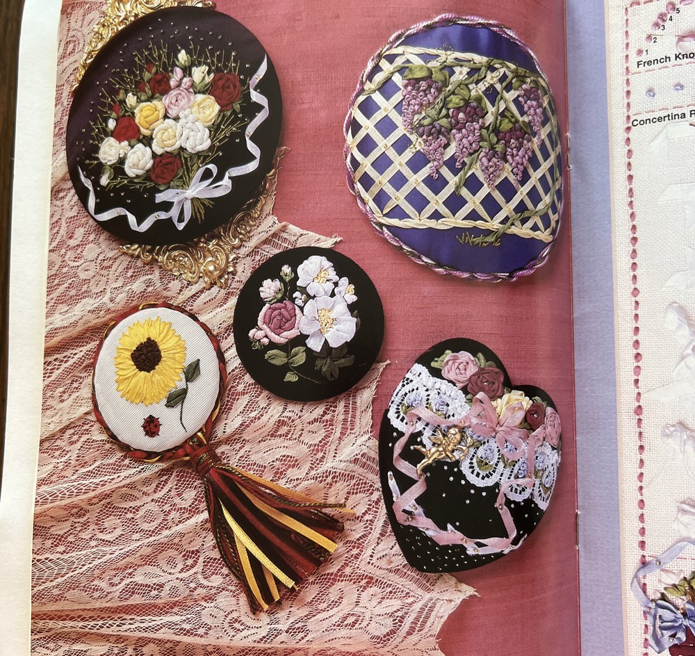 Ribbon Stitches Pattern Book 3031 Mary Lou Wright 1994