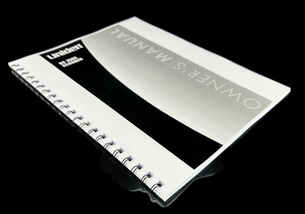 Uniden BC350C Instructions Operating Manual User Guide COIL BOUND