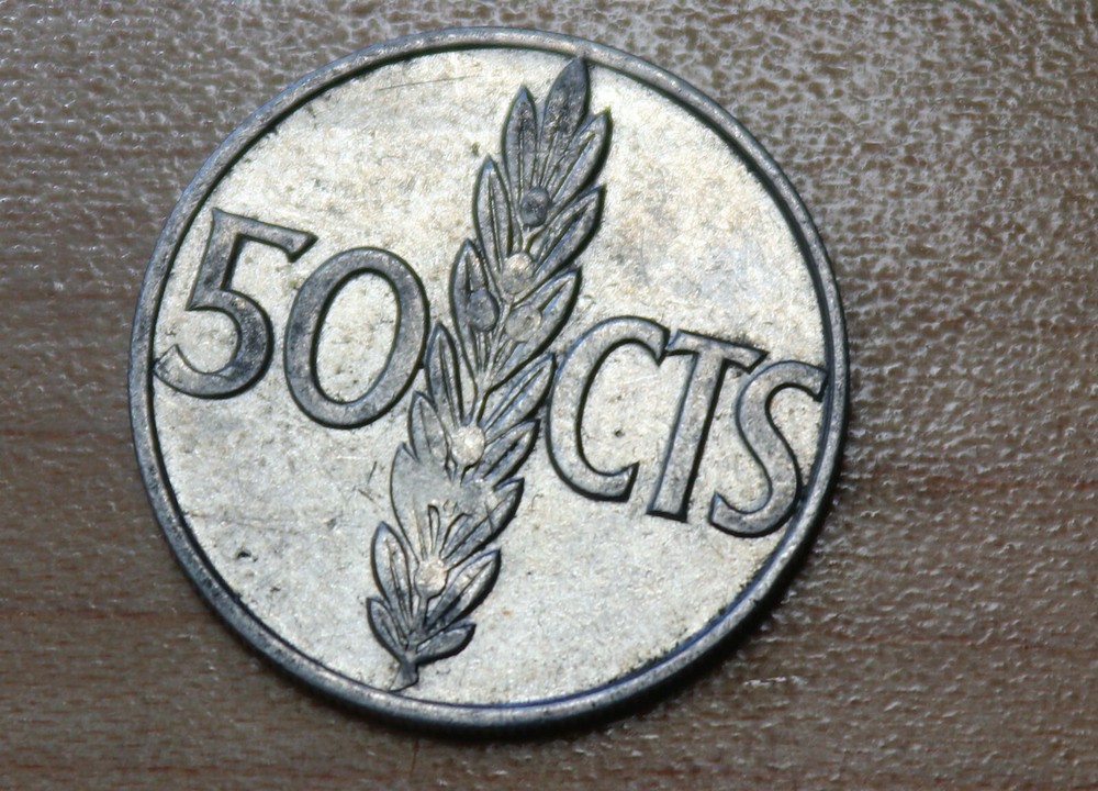 1966 68 Spain 50 Centimos