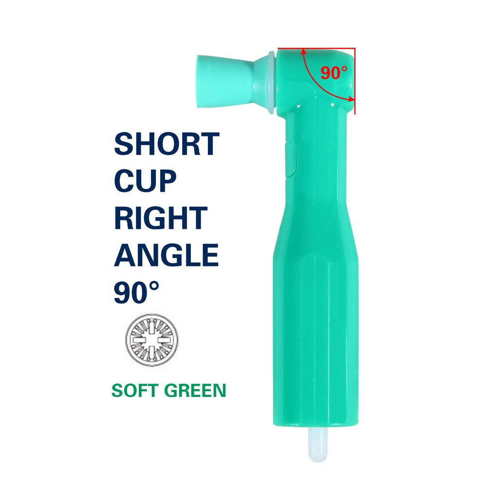 100* Dental Disposable Prophy Angles Soft Cups Contra Angle 90°