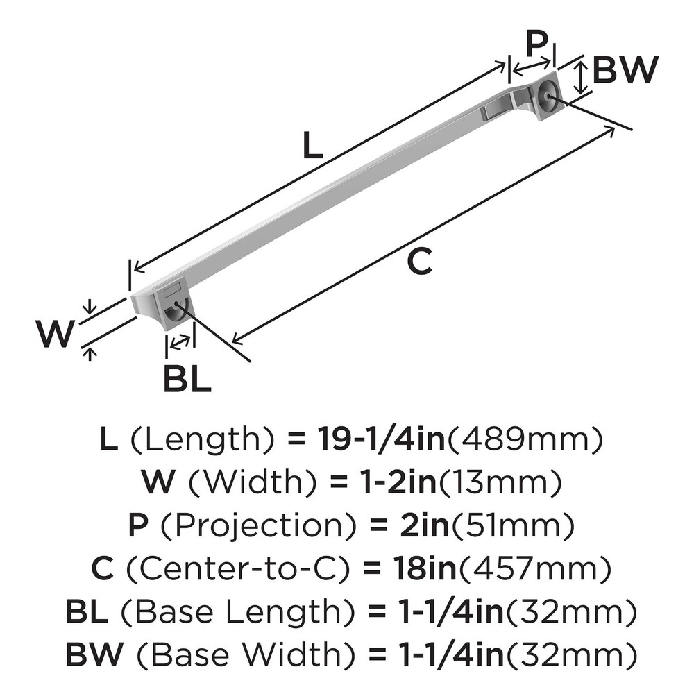 Amerock BP5353326 - Pulls Cabinet Hardware