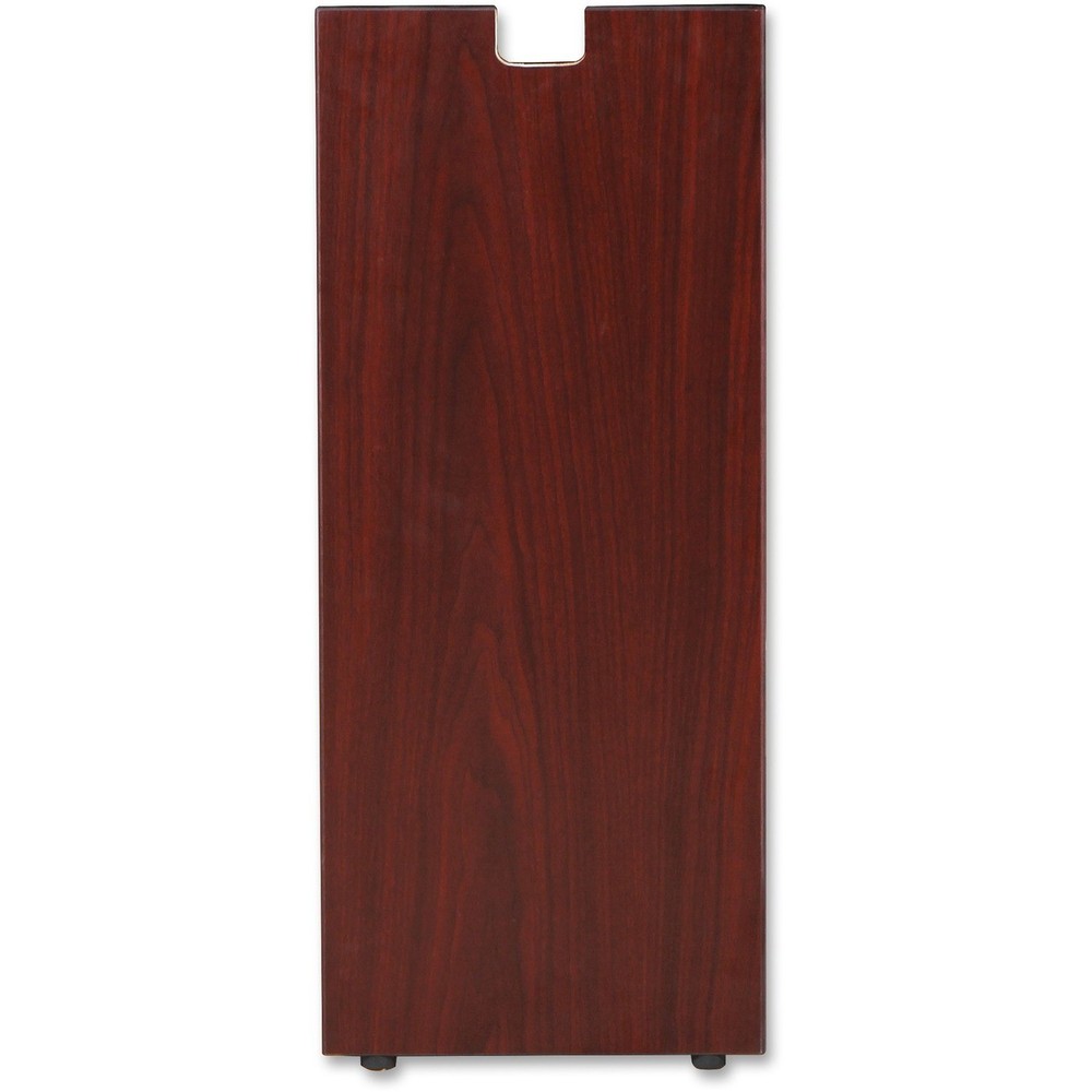 Lorell LLR69616 Essentials Mahogany Credenza Half-Leg