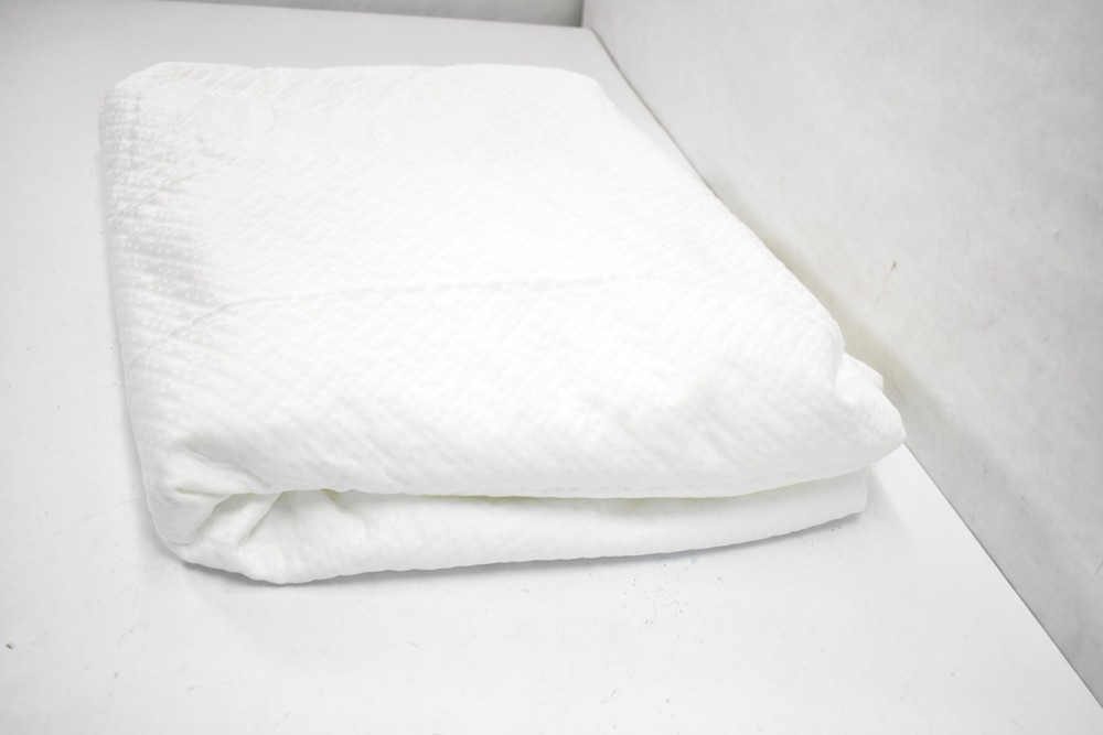 Fitted Mattress Cover Protector King Size White Bedding Elastic Set Pack