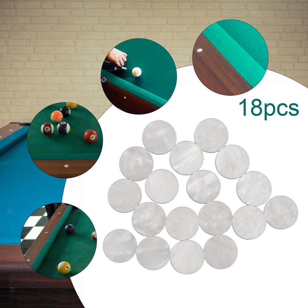 Acrylic Snooker Table Dots Set Ball Placement Stickers Billiard Target