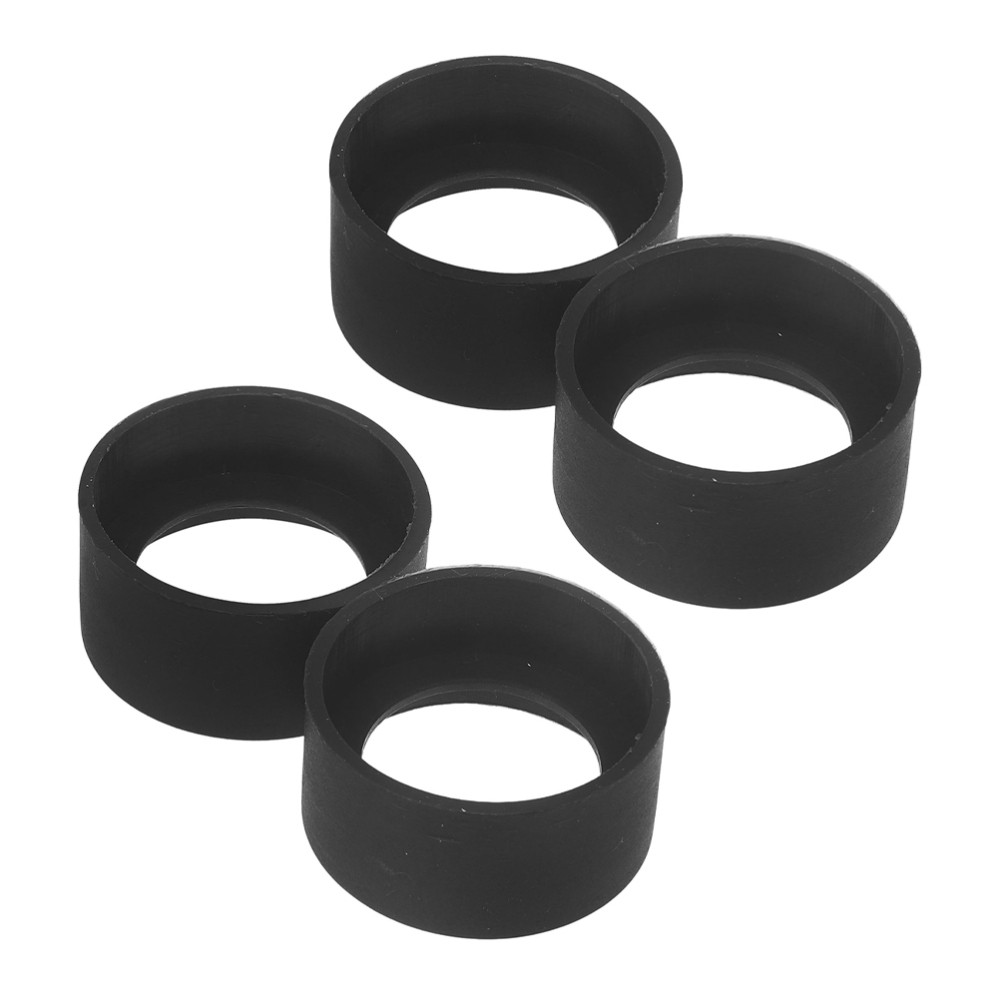 4 Pcs Eyepiece Cover Rubber Shields for Microscope Protection Covers