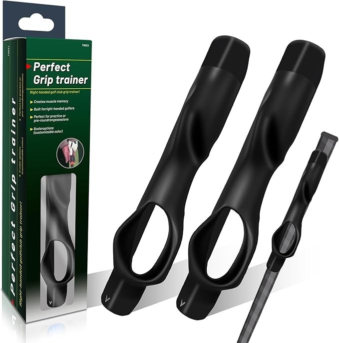 Golf Swing Training Grip Right Hand Trainer Aid Practice Warm Up Tool 2pcs