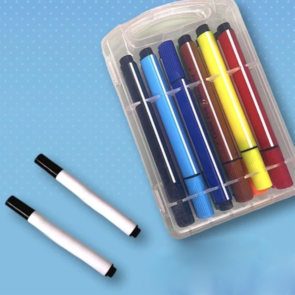 Drawing Robot Pen 18-Pieces Smooth Writing Paint Tools Educational