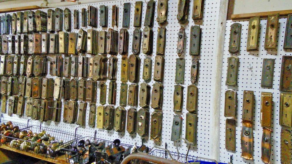 ONE COMPLETE CORBIN CEYLON BRASS MORTISE LOCK SET - FULLY RESTORED (20941)