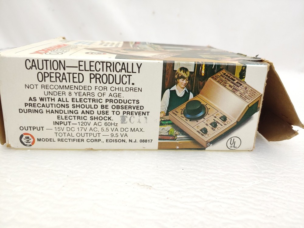 Railine 370 Power Pack Transformer HO Scale Tested Model Rectifier Corporation